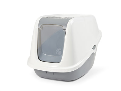 Savic Katzentoilette Nestor Giant Weiss / Hellgrau 75,5X56X55,5 Cm