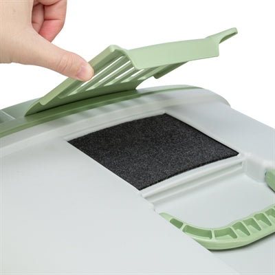 Trixie Katzentoilette Easydraw Mit Schublade Grau-Grün 46X57X48 Cm
