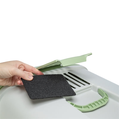 Trixie Katzentoilette Easydraw Mit Schublade Grau-Grün 46X57X48 Cm